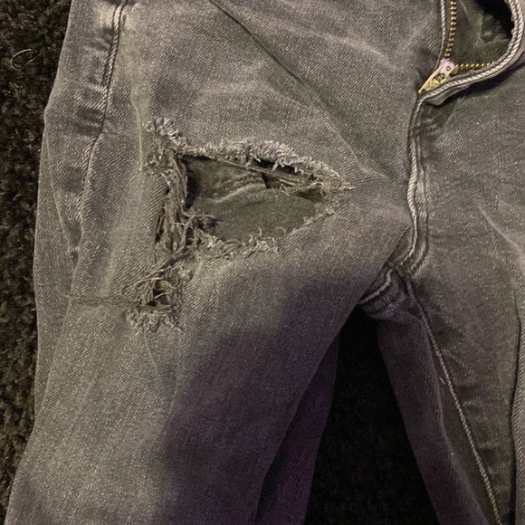 Black Ripped Jeans - Picture 2 of 4